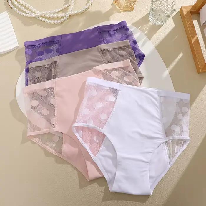 FINETOO culotte menstruelle femme pantalon physiologique anti-fuite sous-vêtements dames période culotte taille haute dentelle slips Lingerie