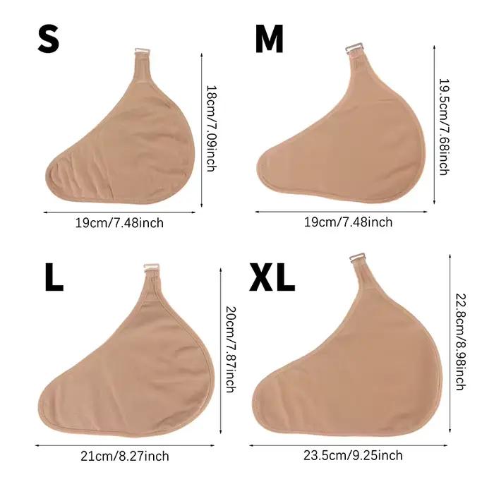 Pochette de protection en silicone pour prothèse mammaire, avec crochet spiralé, portable, taille S/M/L/XL, 1 pièce