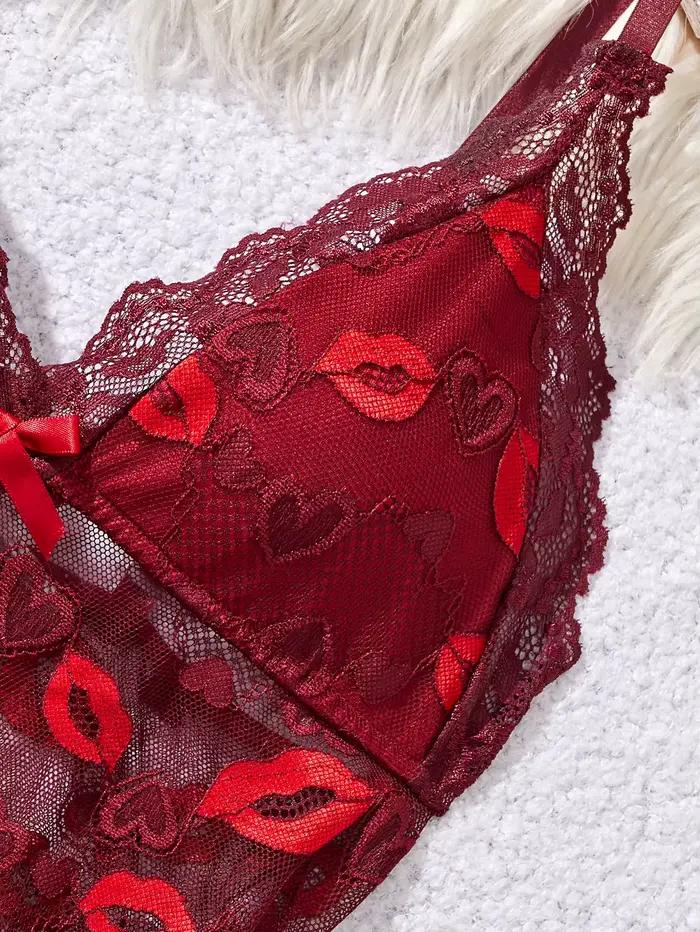 Neodolateľné a sexy červené sieťované body pre ženy na romantickú letnú noc