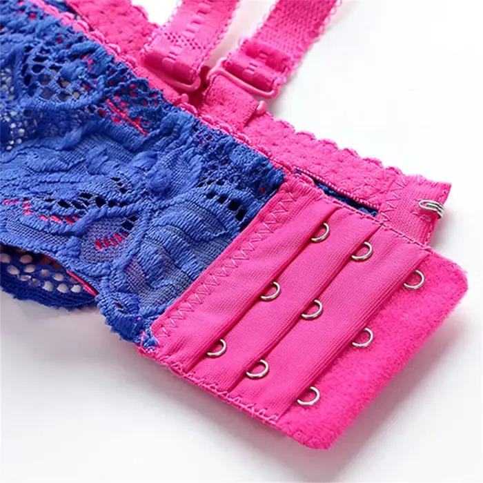 Soutien-gorge Sexy à armatures en dentelle, soutien-gorge Push Up légèrement rembourré pour femmes, T-Shirt de tous les jours, tailles confortables, bonnet 34-42A/B/C