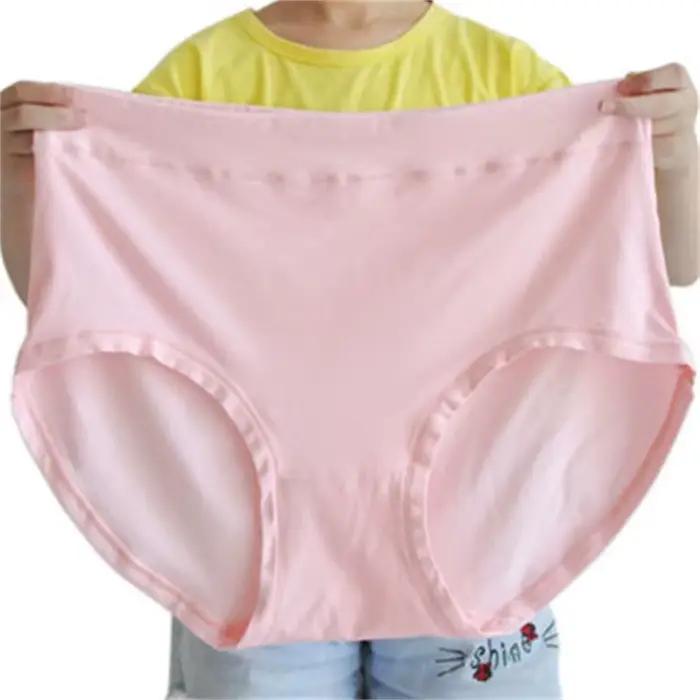 Lot de 5 culottes grande taille pour femme, en soie de lait, coupe triangle, pour femmes enceintes, mères d'âge moyen, jusqu'à 150 kg