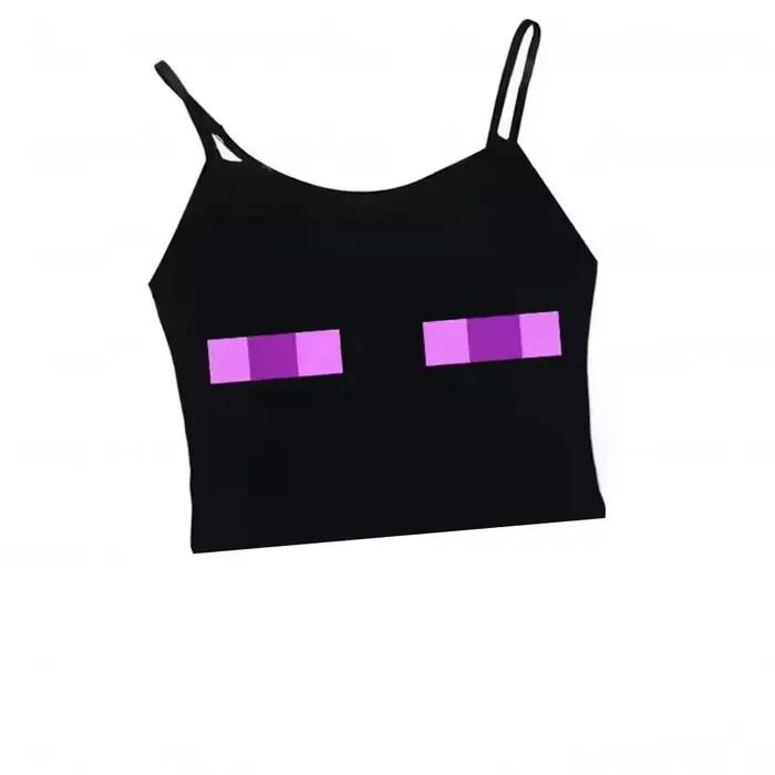 Camisole sans manches Y2K, Sexy, dentelle, Streetwear, Hip Hop, Punk, Vintage, Emo Girls, Chic, lettre imprimée, gothique, Slim, hauts pour bébé