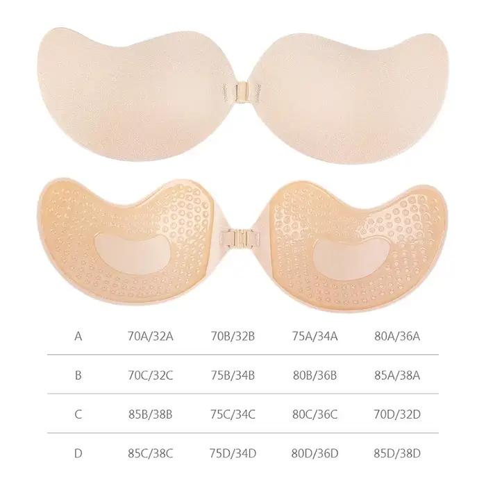 Soutien-gorge adhésif Invisible sans bretelles, Push-Up, Lingerie sans couture, couvre-mamelon en Silicone, sous-vêtements Bralette