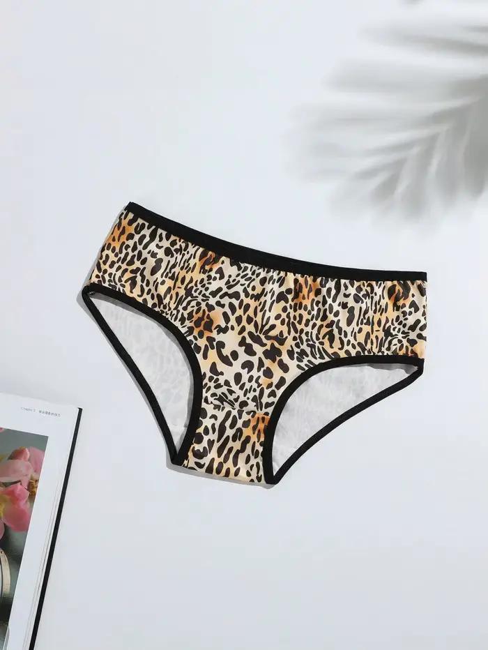Lot de 7 nouvelles culottes bikini imprimées en soie de lait, taille mi-basse, effet ventre plat, respirantes, double entrejambe, pour filles
