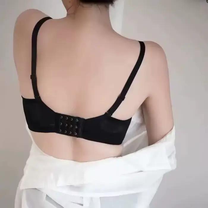Ailan Centroie Français Sexy Pure Sous-Vêtements Confortables Gros seins, Petit Anti-affaissement et Support supérieur réglable, Soutien-Gorge sans Marques