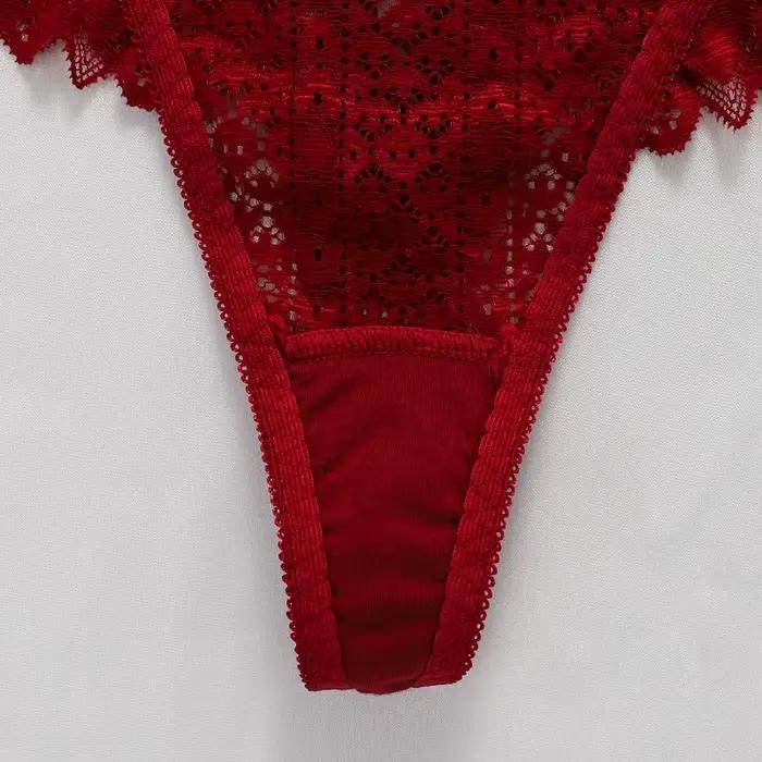 Dámske sexy tangá s čipkou, jemné t-back nohavičky, intímna lingerie