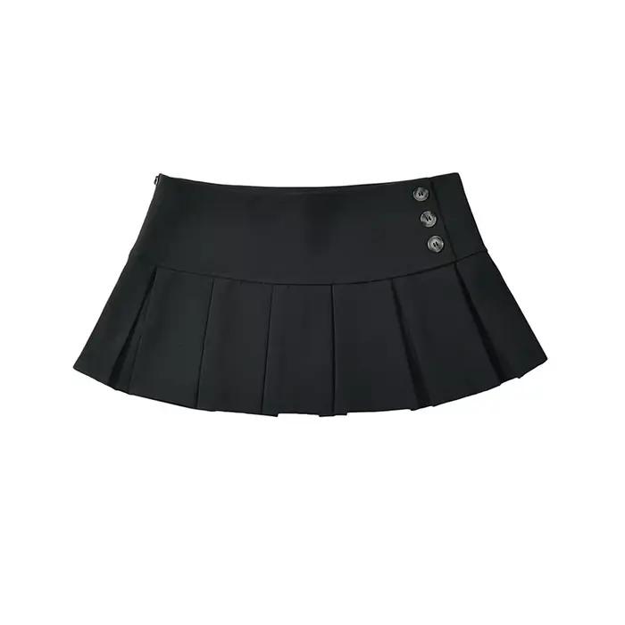 YENKYE – Retro americká mini plisovaná sukňa pre ženy