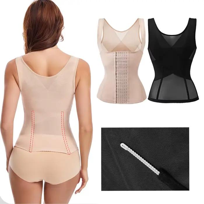 Haut de contrôle de l'abdomen pour femmes, gilet façonnant le corps à haute Compression, taille Pluse