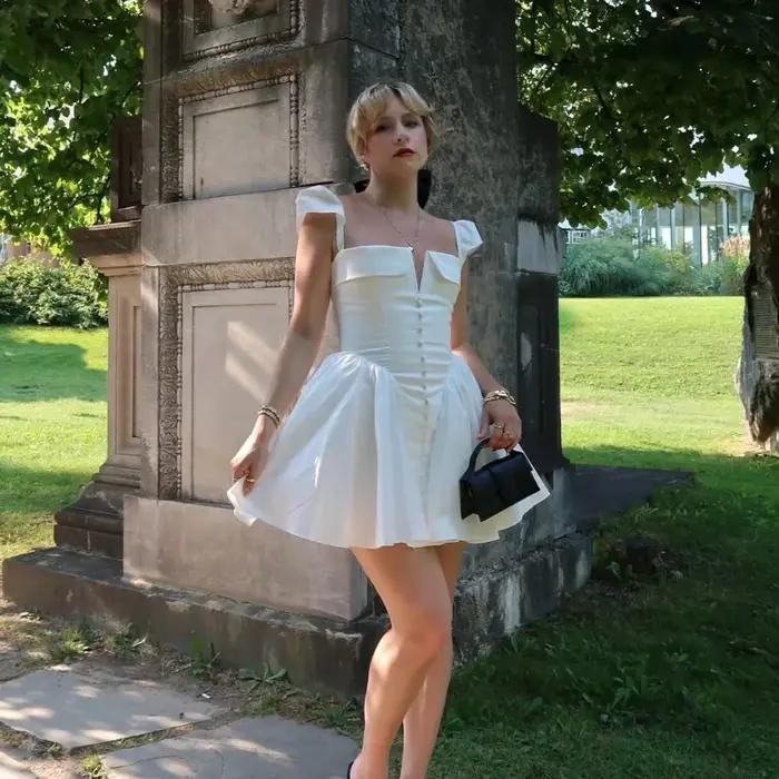 Suninheart – biele večerné šaty Sexy