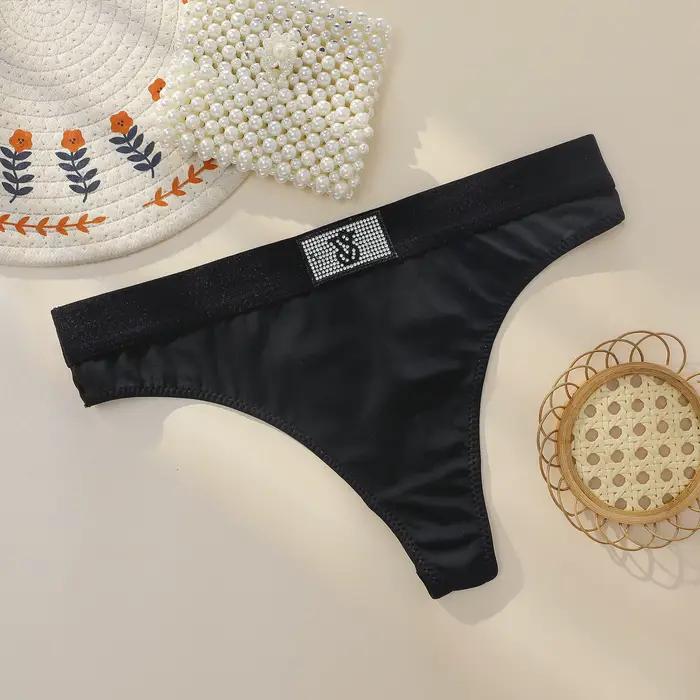 Lingerie sexy VS pour femmes, culottes sans couture en dentelle, tongs confortables et respirantes, sous-vêtements taille haute Victoria's Secret