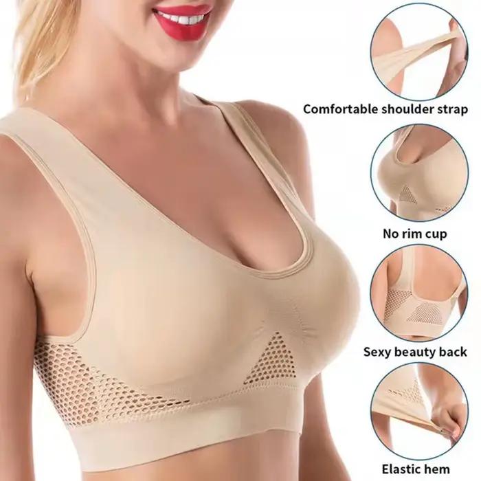 Soutiens-gorge pour femmes soutien-gorge sans couture avec coussinets grande taille 4XL 5XL 6XL Bralette soutien-gorge Push Up soutien-gorge sans fil Sport soutien-gorge haut de gymnastique sous-vêtem