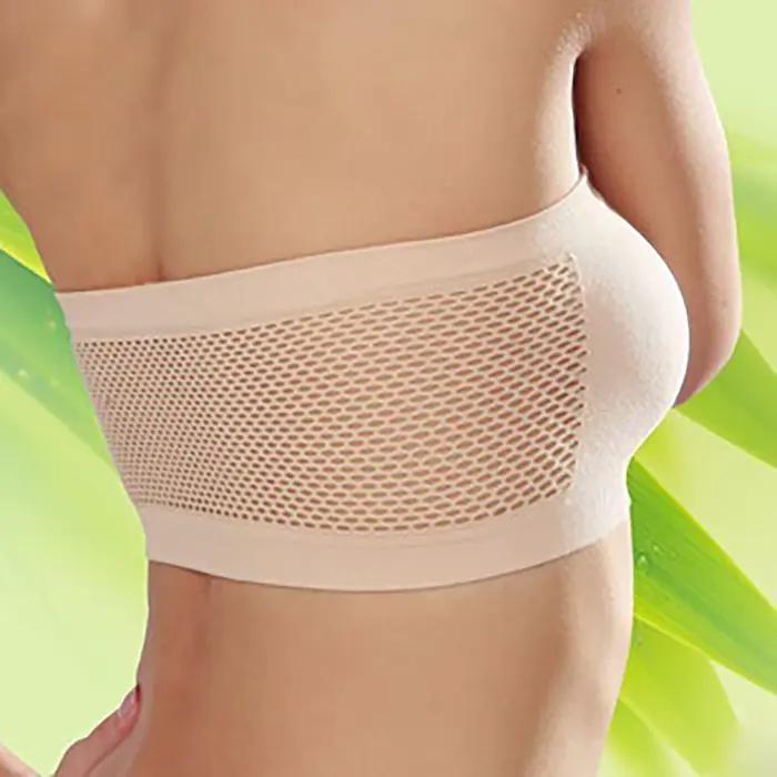 Soutien-gorge sans bretelles en coton ultra-support pour femmes pour hauts sans bretelles et tenues estivales