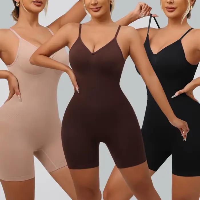 Body dos bas sans couture pour femmes, vêtement modelant, rehausseur de fesses, lisse, dos nu, gaine amincissante, ventre plat, sous-vêtements Corset