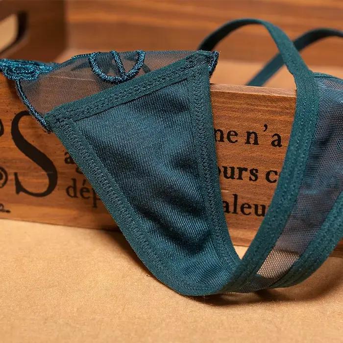 String taille basse pour femme, culotte transparente, lingerie sexy, sous-vêtements, tongs, culotte à bretelles fines