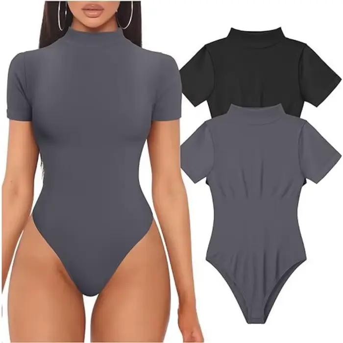 Dámske rolákové body s krátkym rukávom