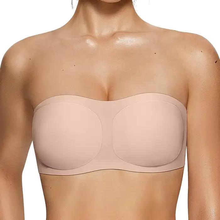 Bezramenná push-up podprsenka pre ženy