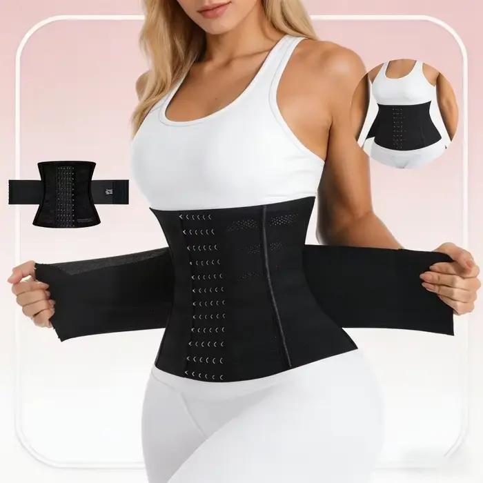 Gaine amincissante pour femme, corset de maintien de la taille, gaine sculptante à double contrôle du ventre, ceinture réductrice pour un ventre plat, gaine de sport
