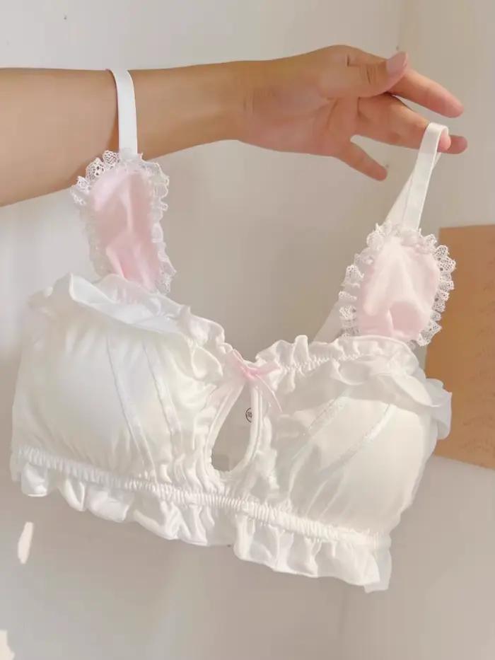 MOYISU Kawaii Lolita podprsenka so zajačími ušami