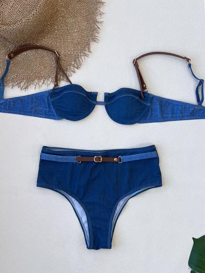 Trendy korzetový bikini set 2026 pre ženy