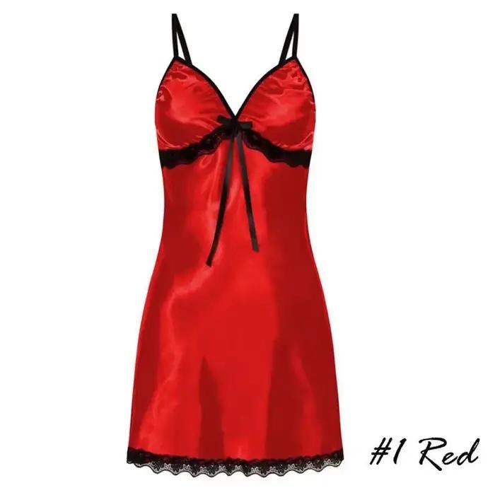 Chemise de nuit en satin sexy pour femmes grandes tailles occassions romantiques élégantes dormir舒适地入睡
