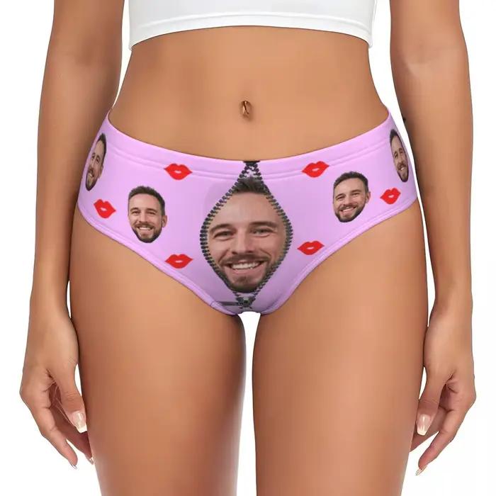 Personalizovaný valentínsky darček: slipy pre ženy s vlastnou tvárou