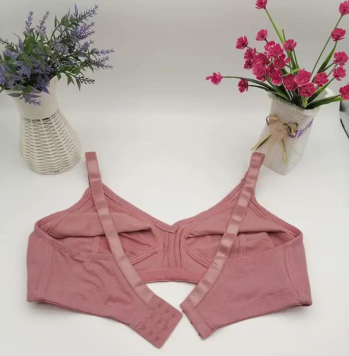 Ruralbra-Soutien-gorge push-up minimiseur pour femme, sans fil, couverture complète, haut en coton sans couture, grande taille 38-50, bonnet C D E F, bonnet BH C01
