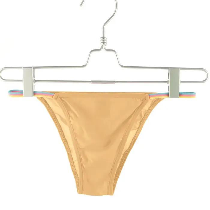 Erotická šnúrka pre ženy Bikini dievča hodvábne ľadové tenké priedušné hladké vysoko elastické nohavičky Ladis Sexy nízky pás pohodlné módne tangá