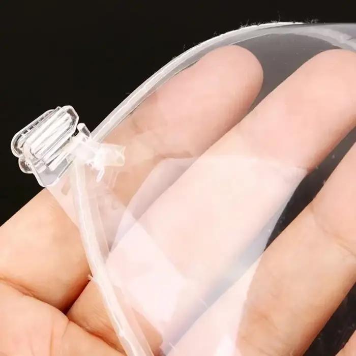 Soutien-gorge transparent ultra-fin en TPU pour femme, réutilisable, bretelles transparentes, push-up, sans dos, bralette sexy invisible, soutien-gorge transparent