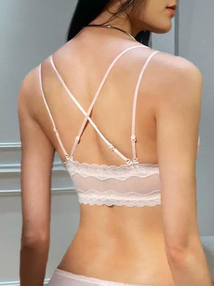 Sexy podprsenka s odhalenými zádami a krížovými ramienkami