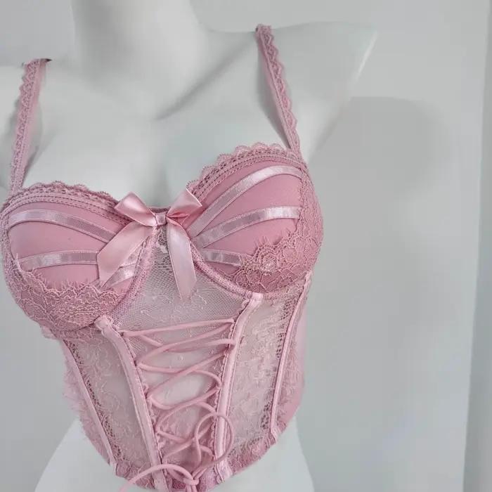 Japon Sexy ensemble de Lingerie Lolita Kawaii rose blanc à lacets adulte Cosplay femmes soutien-gorge ensemble de sous-vêtements fille vêtements de nuit
