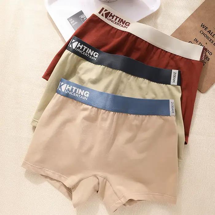 Culotte antibactérienne respirante 100% coton pour femmes, Lingerie douce et confortable, taille haute élastique, sous-vêtements féminins, 3 pièces/paquet