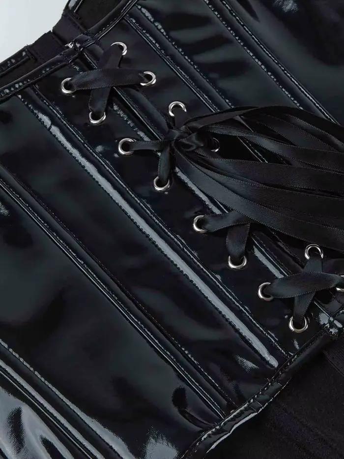 Corset En Polyester Et Elasthanne Pour Femmes Occasions Speciales Elegant Et Seduisant