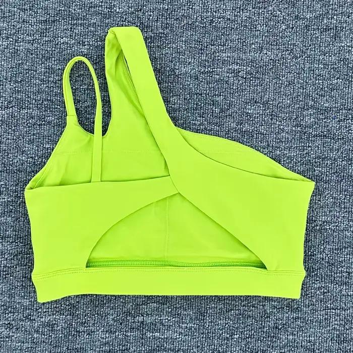 Soutien-gorge de Sport antichoc pour femmes, beau dos, sous-vêtements de Sport, bretelles obliques, course à pied, Fitness, Yoga ﻿