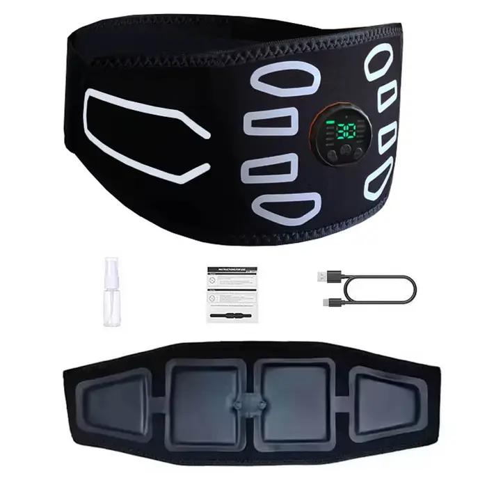 Ceinture de tonification abdominale, entraîneur d'abs, Toner musculaire, masseur de taille, Rechargeable, entraînement musculaire abdominal, Massage de Fitness du ventre
