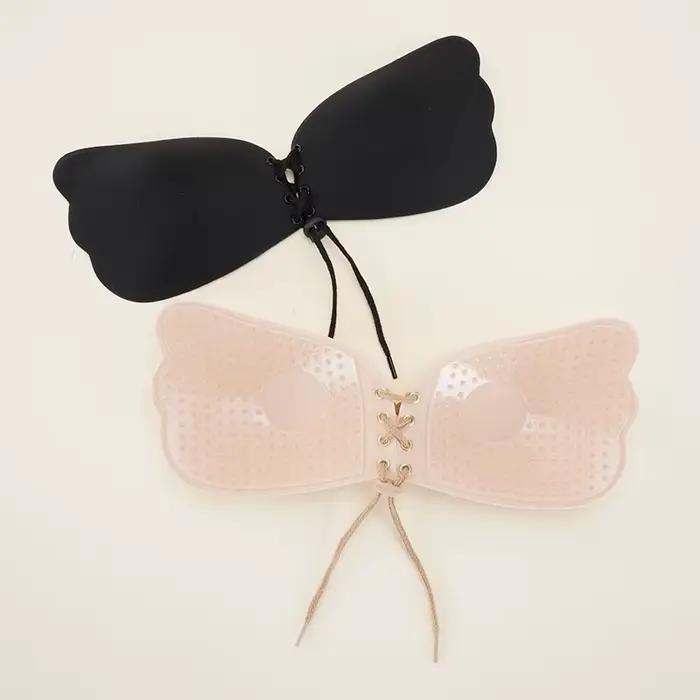 Soutien-gorge invisible sans coutures pour femmes avec effet push-up et protection discrète pour soirées élégantes ```