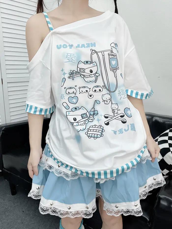 Dámske tričko Y2K Harajuku