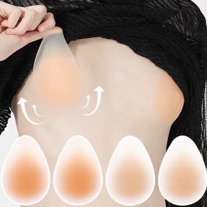 Couvre-mamelons Push-Up en forme de goutte d'eau, invisibles, auto-adhésifs, pour soutien-gorge, patchs naturels pour soulever les seins, autocollants de poitrine sans couture