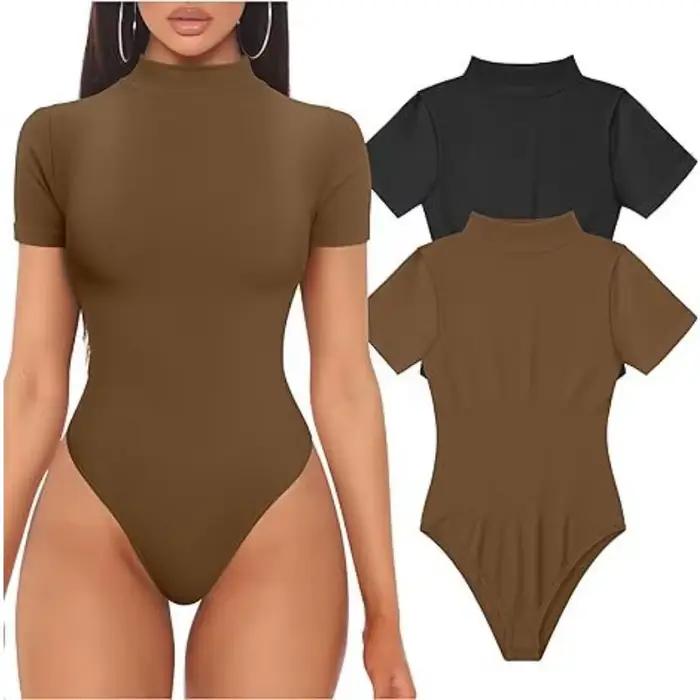 Dámske rolákové body s krátkym rukávom