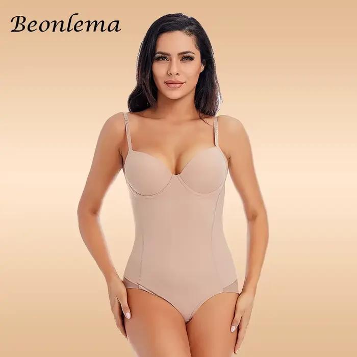 Body pre ženy Shapewear tvarovač postavy s košíčkami kompresné telo