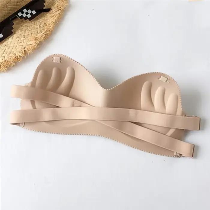Neviditeľná podprsenka s odhaleným chrbtom Sexy Push Up pre ženy