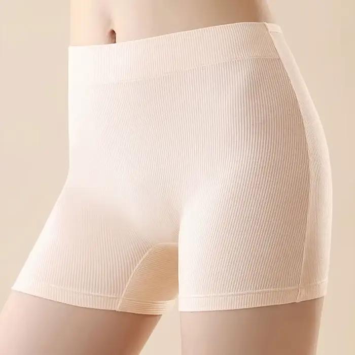 Sous-vêtements taille haute pour femmes, culotte élastique en Viscose 2 en 1, pantalon court de sécurité de grande taille, Short respirant pour garçons