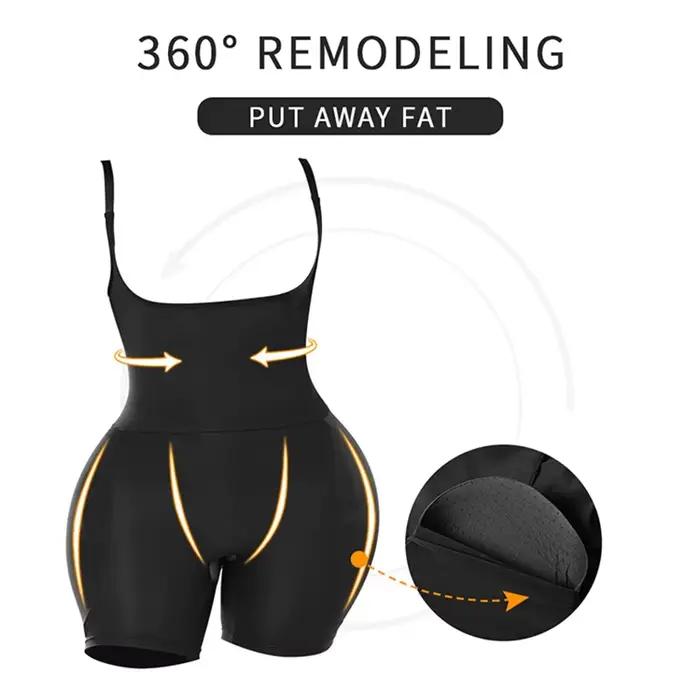 AfruliA corps complet Shaper bout à bout Body Shapewear sous-vêtements rembourrés faux fesses coussinets de hanche rehausseur Fajas ceinture colombienne