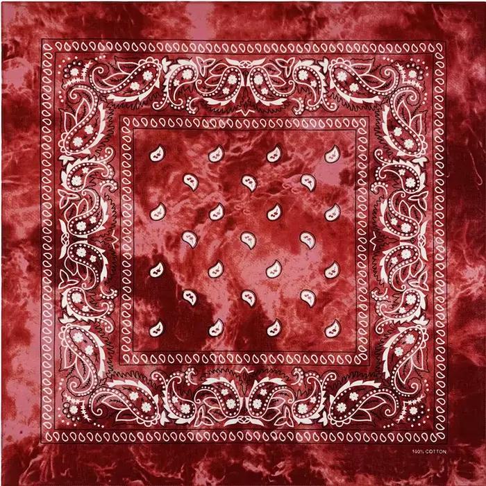 Nový dizajn kravata farbenie kešu Paisley Hip Hop 100% bavlna štvorec Bandana šál unisex čelenka darčeky pre mužov