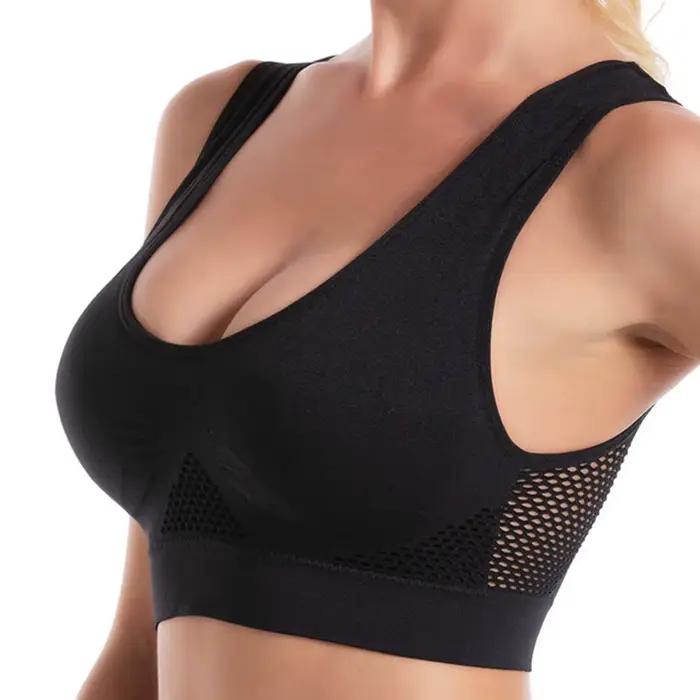 Soutiens-gorge pour femmes soutien-gorge sans couture avec coussinets grande taille 4XL 5XL 6XL Bralette soutien-gorge Push Up soutien-gorge sans fil Sport soutien-gorge haut de gymnastique sous-vêtem