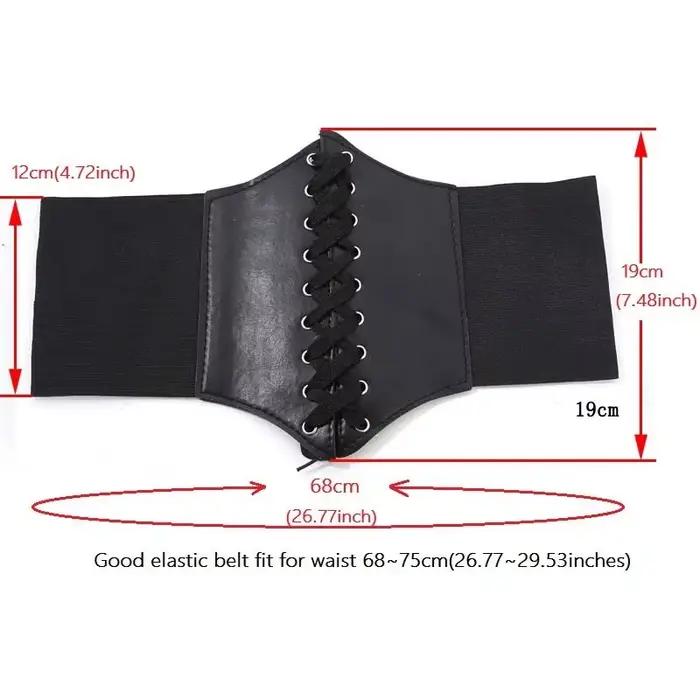 Corset gothique Sexy sous le buste pour femmes, haut façonnant la courbe, sangle de modelage, ceinture de taille amincissante, chaîne en dentelle, Bustiers