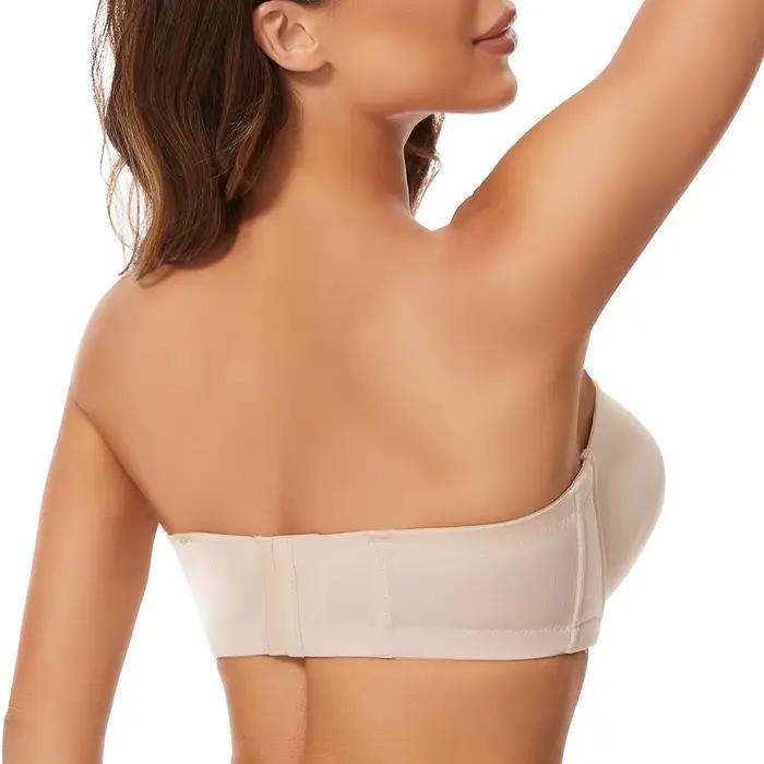 Soutien-gorge push-up avec bretelles amovibles pour femmes grandes tailles complet couverture confortable occasions spéciales