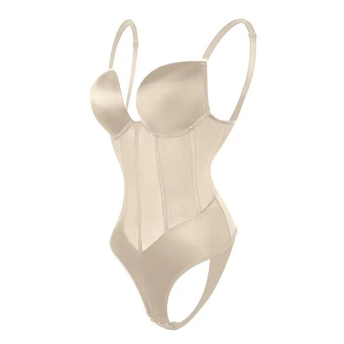 Body gainant amincissant pour femme, effet ventre plat, gaine amincissante pour la taille, bustier push-up, combinaison sculptante, sous-vêtement pour robe de soirée