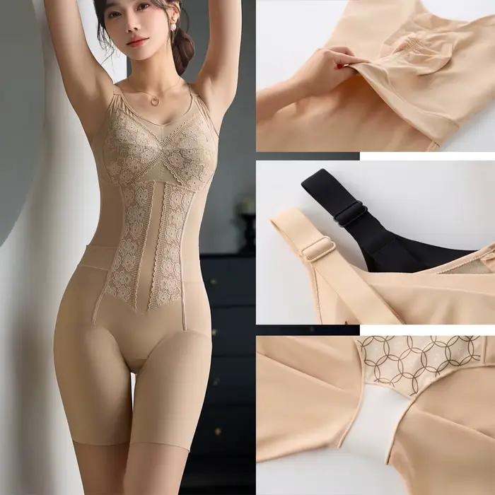 Body sculptant pour femme avec contrôle abdominal, réduction des hanches et application de gaine amincissante
