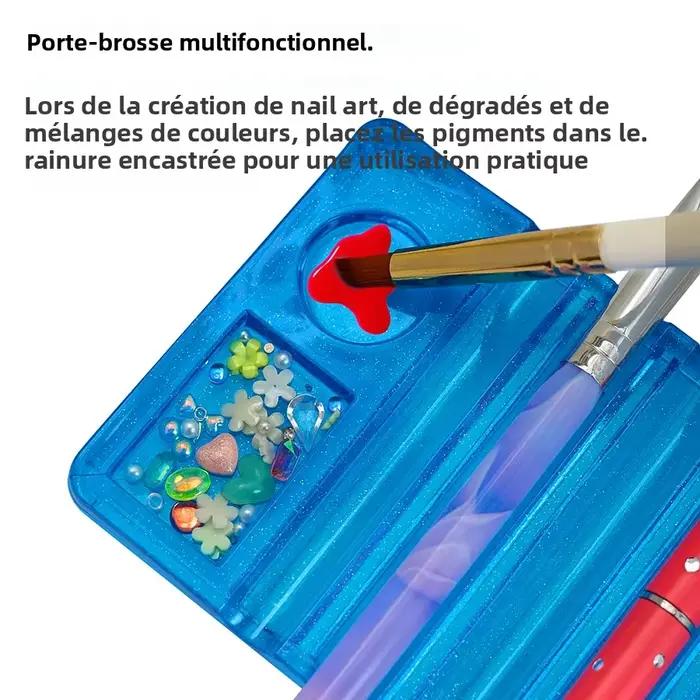 Univerzálny držiak na perá z akrylu pre nail art
