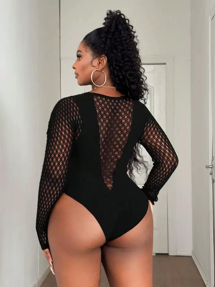 Sexy obtiahnuté body pre ženy vo veľkých veľkostiach